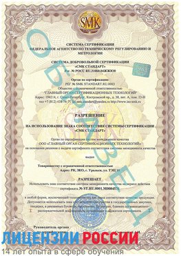 Образец разрешение Вышний Волочек Сертификат ISO 13485